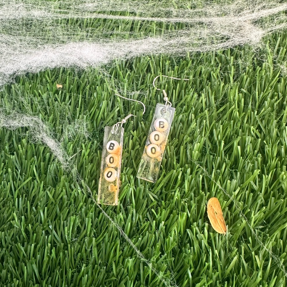 Halloween 'Boo' Earrings